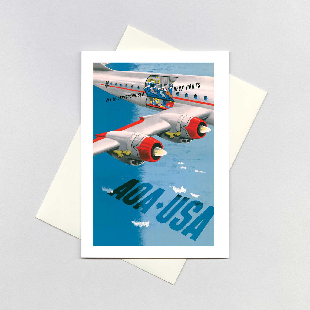 American Stratocruiser - Aeroplanes Greeting Card