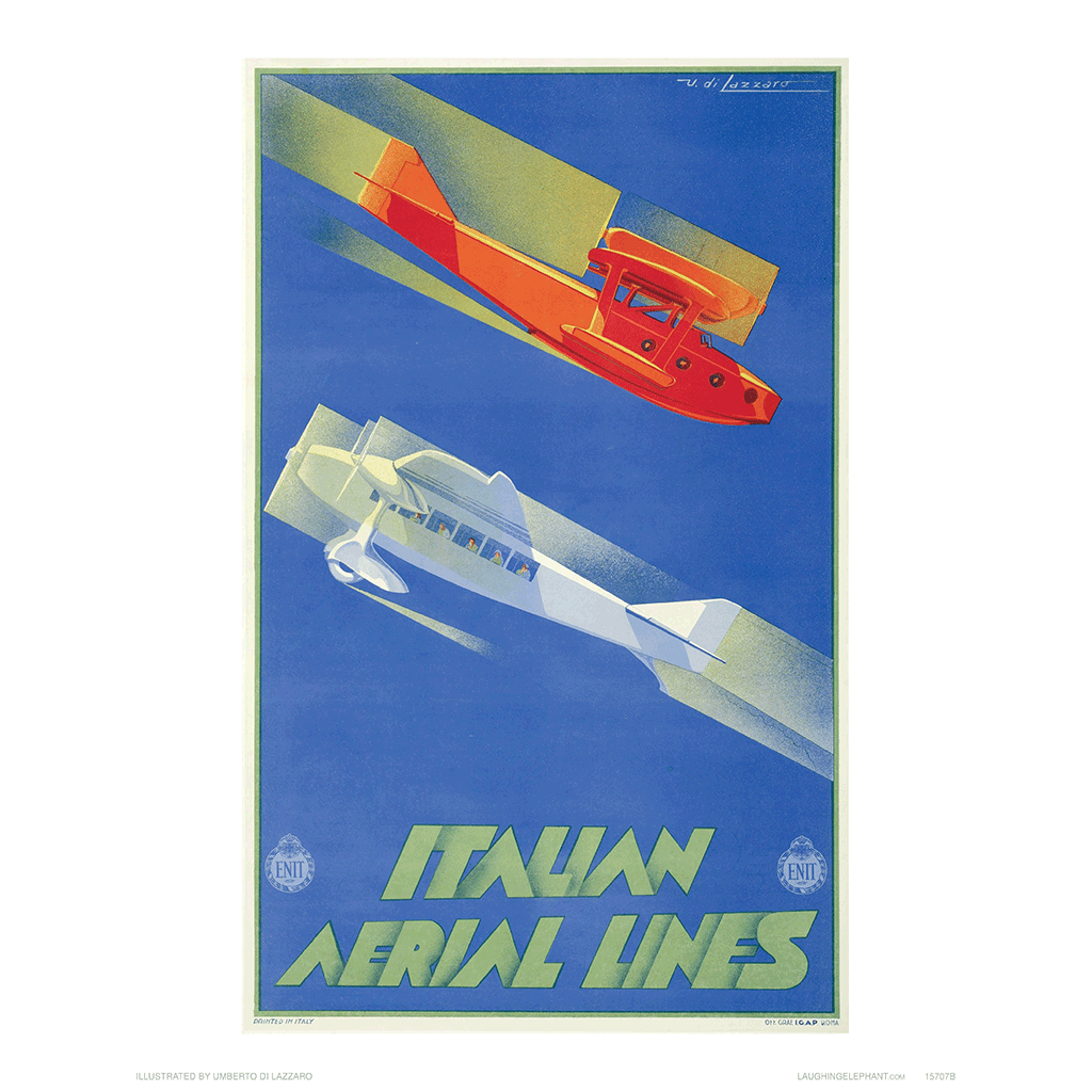 Two Italian Planes - Aeroplanes Art Print