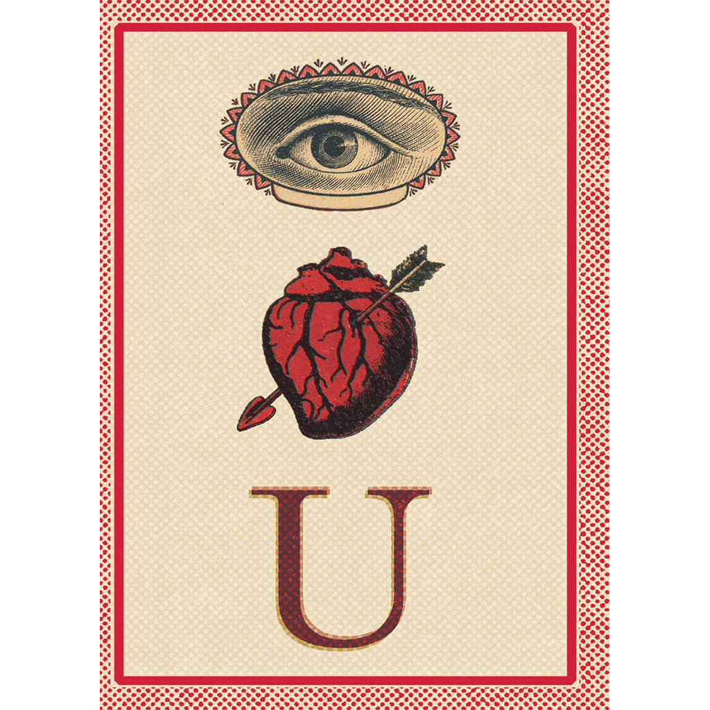 Eye Heart U - Thinking of You Greeting Card