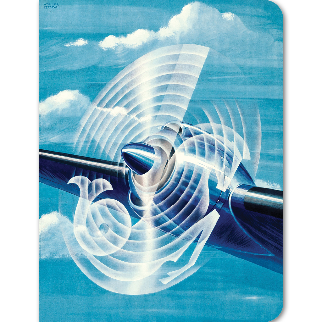 Air France Propeller - Aeroplanes Notebook