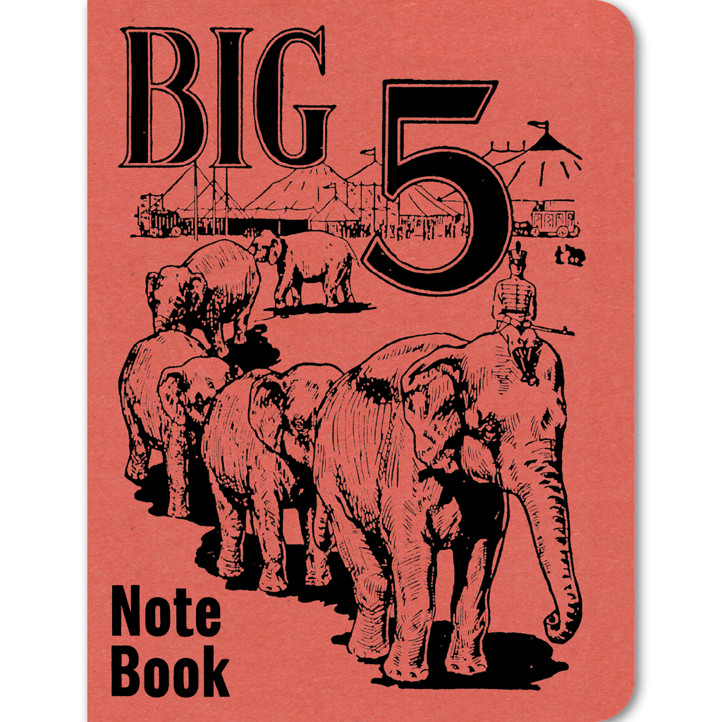 Big 5 - Vintage Notebook