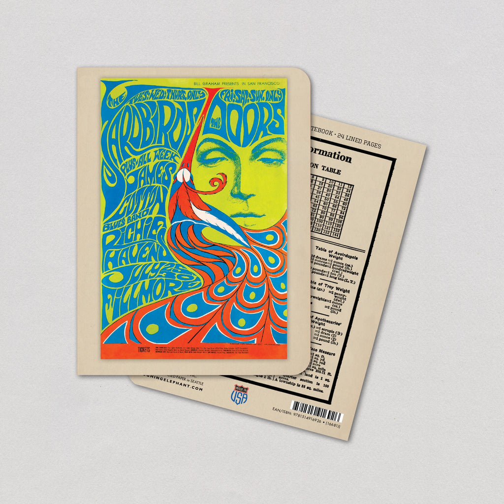 Fillmore Peacock - Psychedelic Posters Notebook