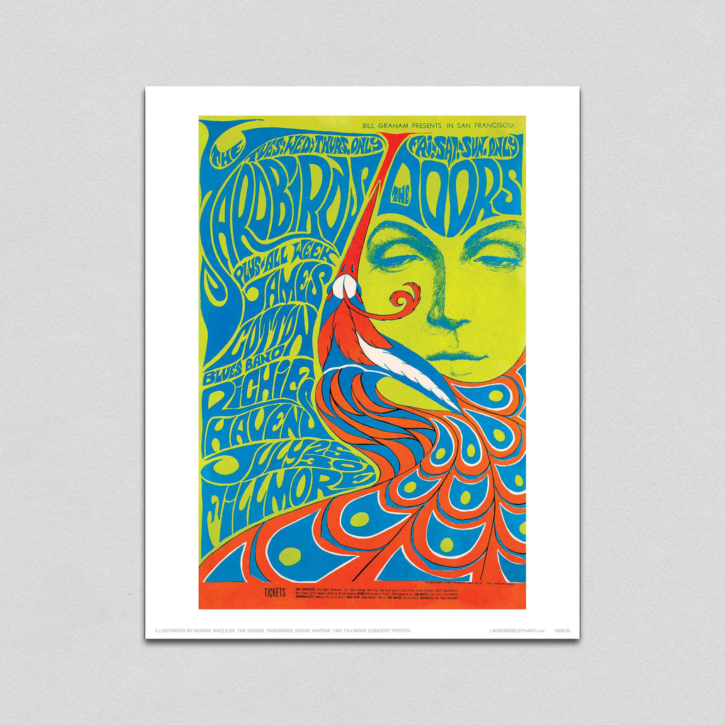 Fillmore Peacock - Psychedelic Posters Art Print