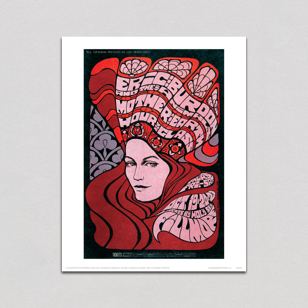Fillmore Queen - Psychedelic Posters Art Print