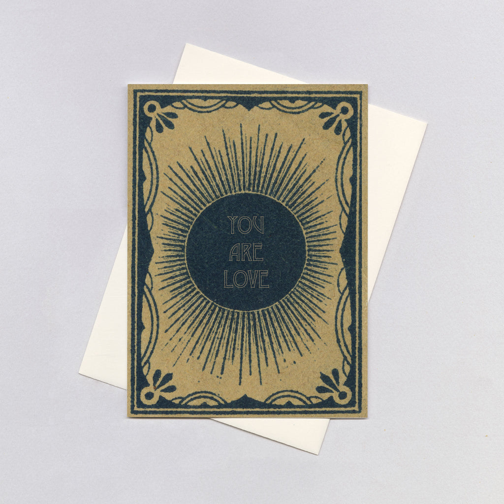 Black Sun - Friendship Greeting Card