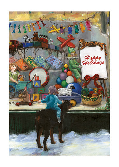 Look at the Toy Store, Carl - Good Dog Carl Greeting Card