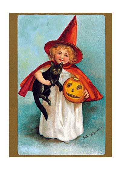 Little Witch - Halloween Greeting Card