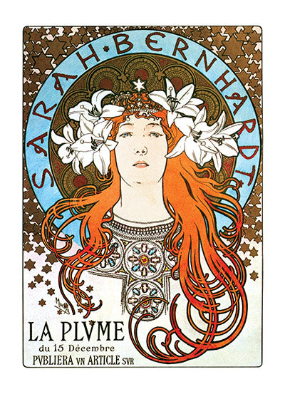 La Princesse Lointaine - Alphonse Mucha Greeting Card