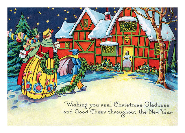 Season's Greetings - Art Deco Christmas - Boxed Christmas Greeting Cards