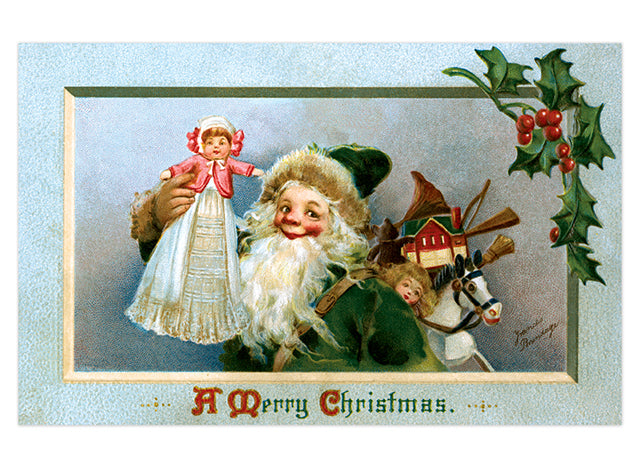 Christmas Postcard Box - 36 Unique Vintage Postcards – Laughing Elephant  Wholesale