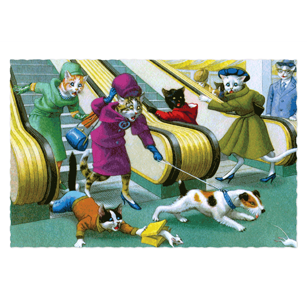 Delightfully Dressed Cats Postcard Box - Everyday Boxed Postcards