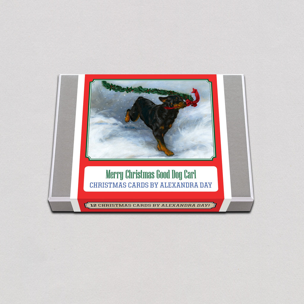 Merry Christmas Good Dog Carl - Boxed Christmas Cards