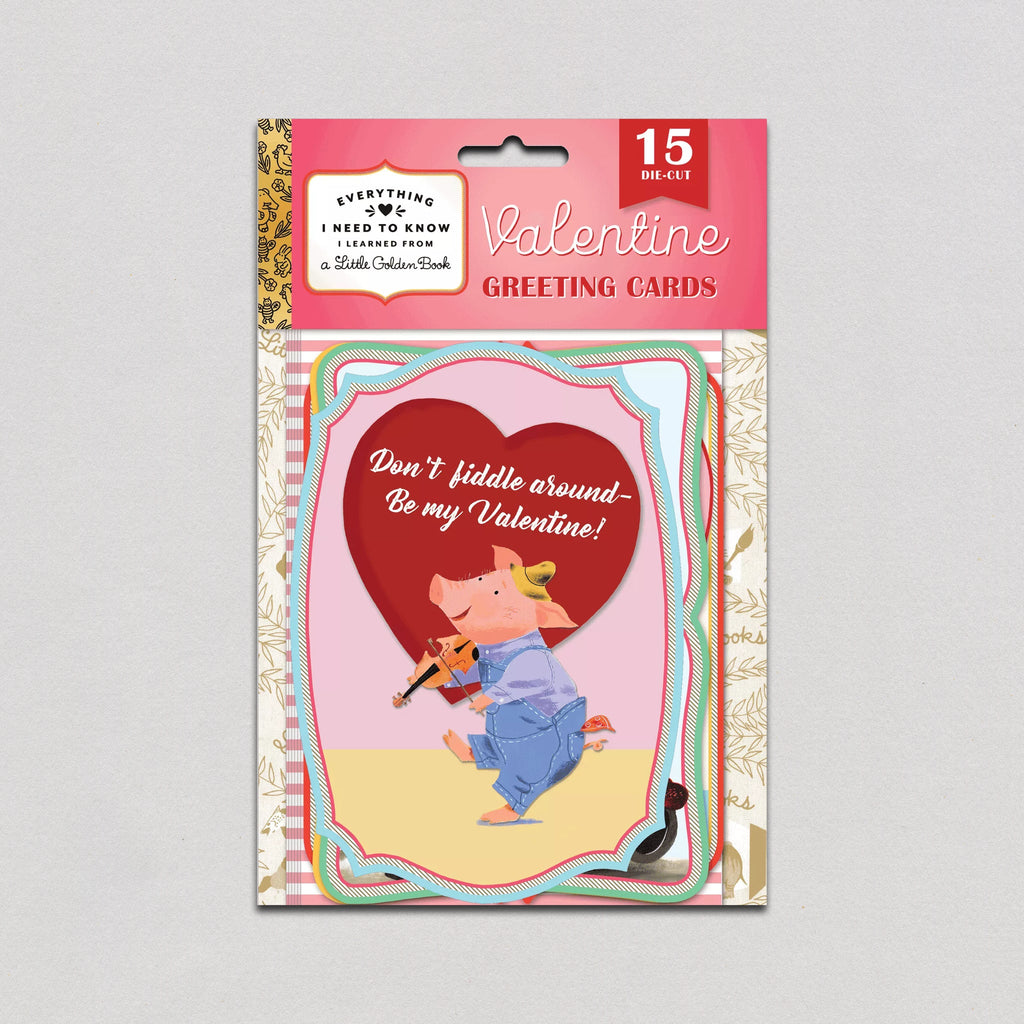 Little Golden Book - Valentines Greeting Card Packet