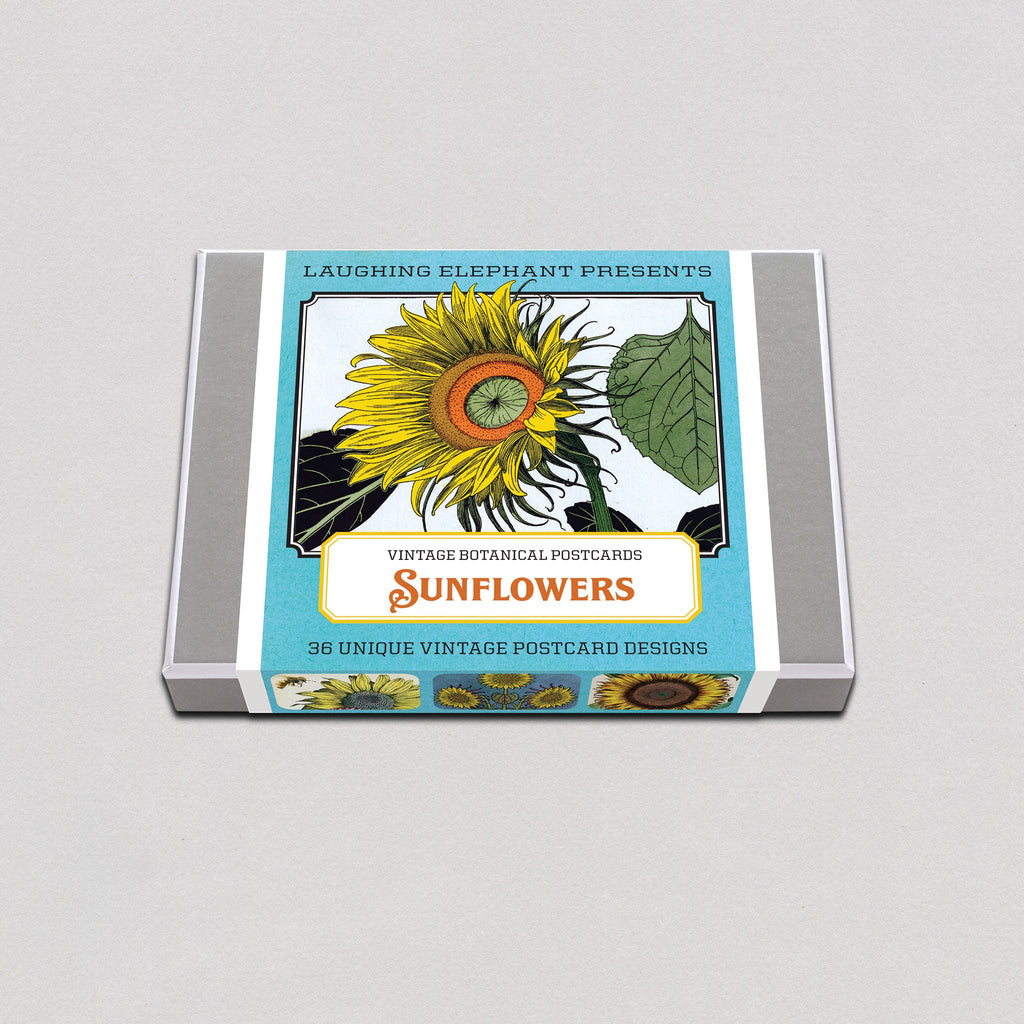 Sunflowers Postcard Box - Everyday Boxed Postcards