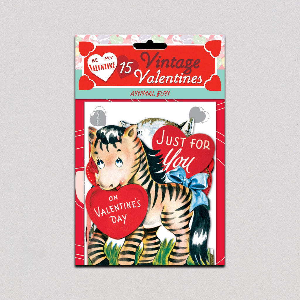Animal Fun - Valentines Greeting Card Packet