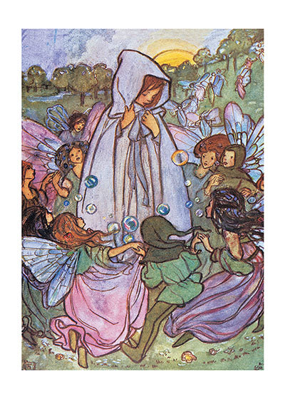 Surrounded By Fairies - Birthday Greeting Card