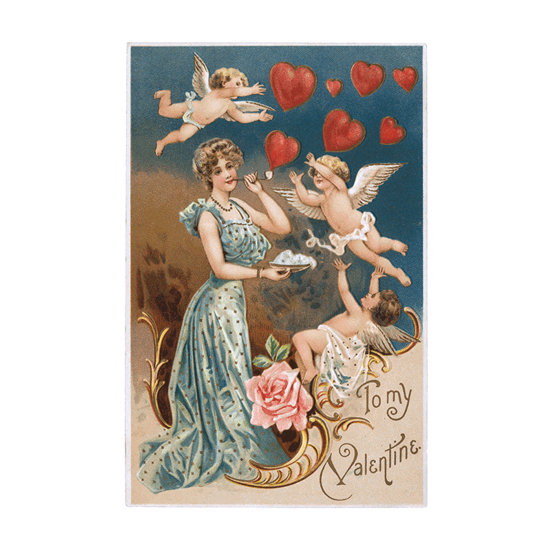 Victorian Valentine Postcard Book - 30 Unique Vintage Postcards – Laughing  Elephant Wholesale
