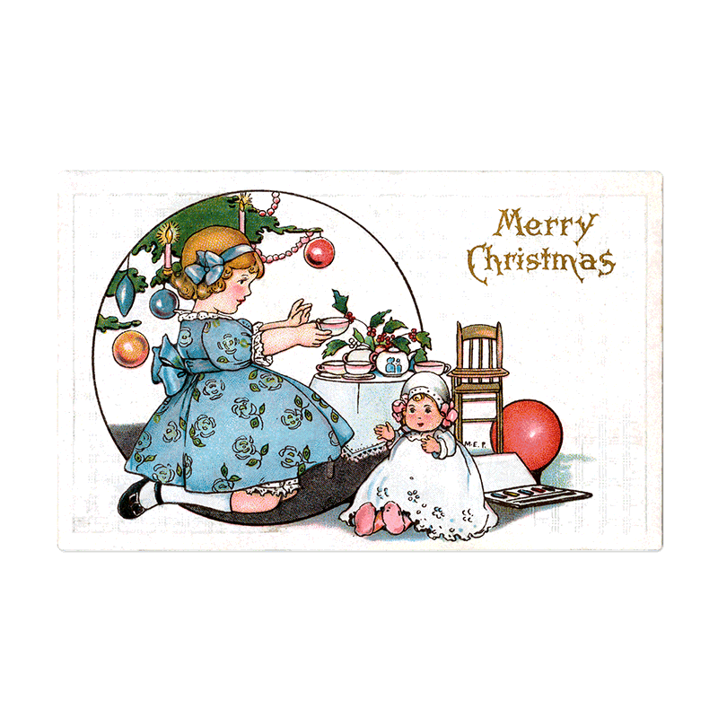 Vintage Christmas Card Fun with 49 and Market! — Nally Studios