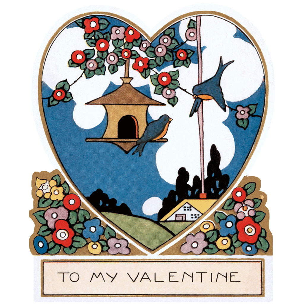 15 Vintage Valentines: A Valentine for Everyone - Valentines Greeting Card Packet