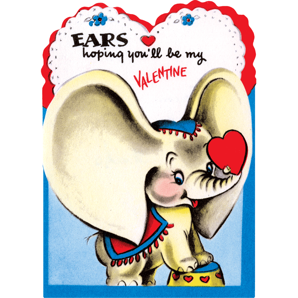 15 Vintage Valentines: Cool for School - Valentines Greeting Card Packet
