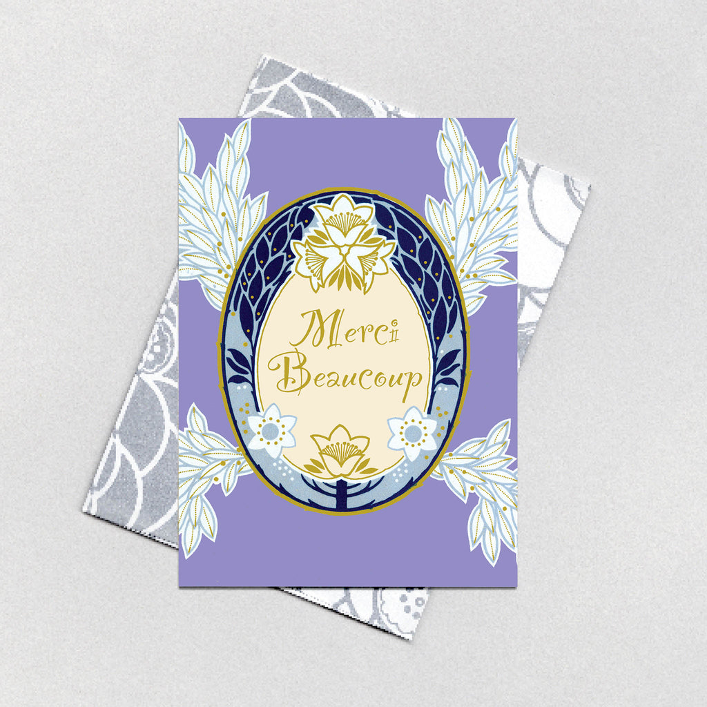 Merci Beaucoup - Thank You Greeting Card