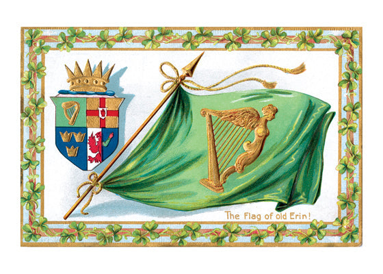 Flag of Old Erin - St. Patrick's Day Greeting Card