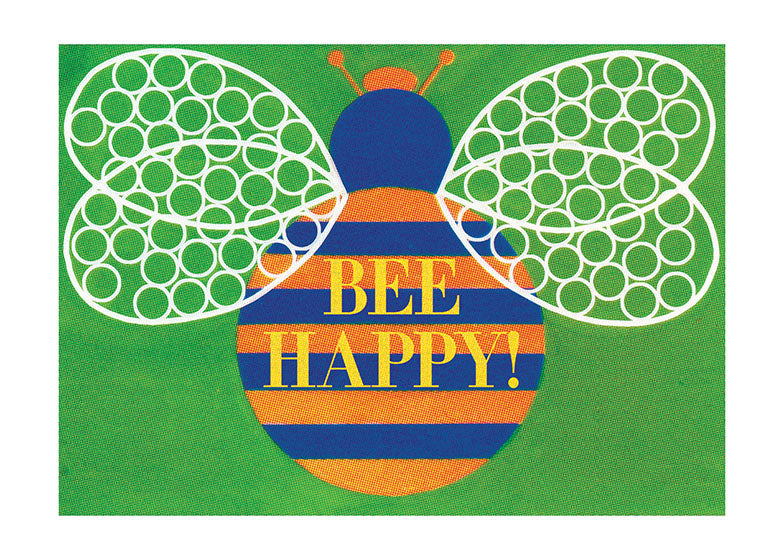 Bee Happy - Birthday Greeting Card