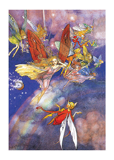 A Fleet of Fairies - Birthday Greeting Card