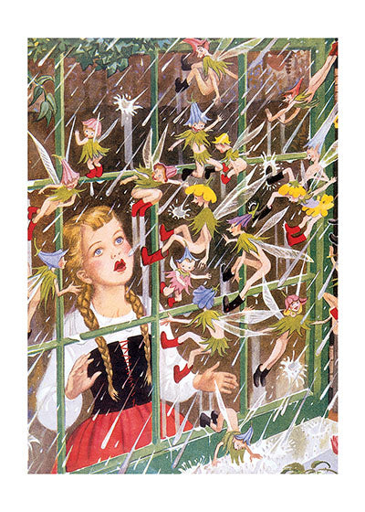 Fairies at the Window - Get Well Greeting Card