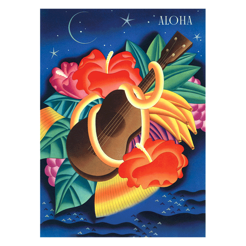 Aloha Hawaii - Travel Label Sticker Box – Laughing Elephant Wholesale