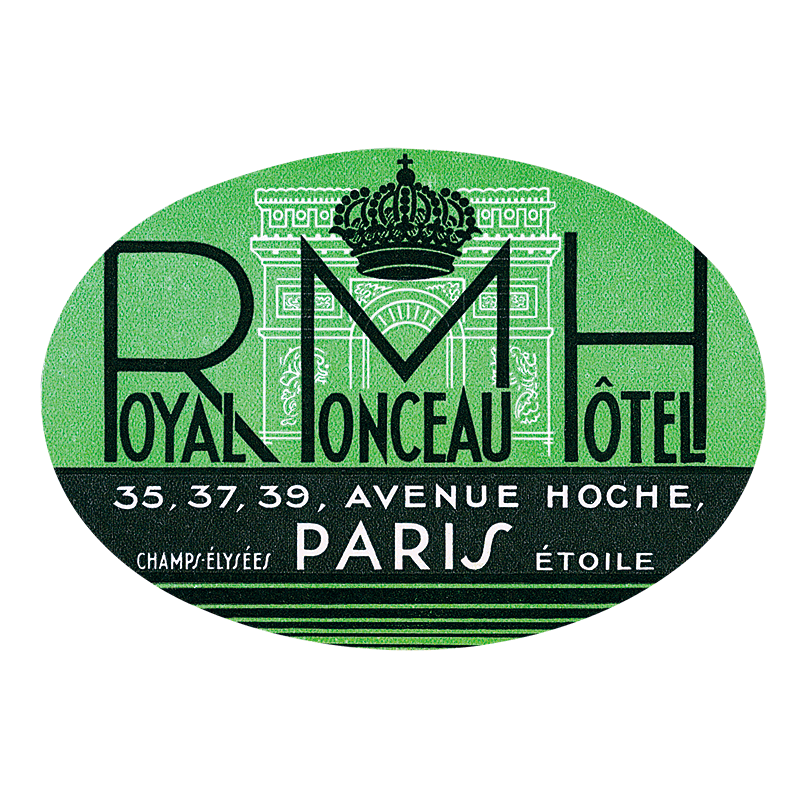 Bonjour Paris - Travel Label Sticker Box