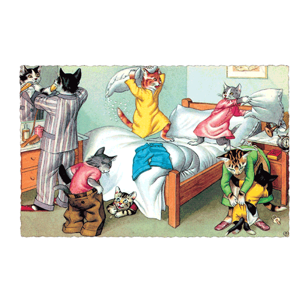 Delightfully Dressed Cats Set - Everyday Boxed Greeting Cards